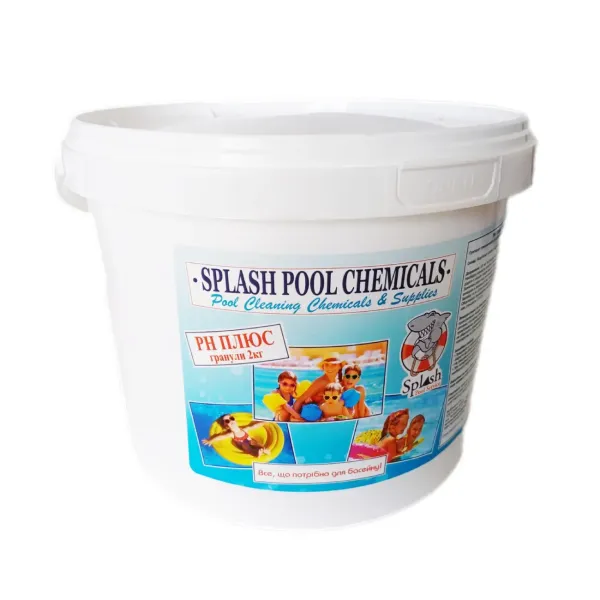 PH плюс гранули 2 кг засіб для підвищення рівня pH води у басейні SPLASH